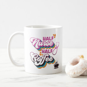 Taza De Café Enfermera media enfermera Enfermera Groovy Café Am