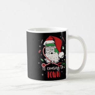 Taza De Café Enfermera Médica Istant Xmas Sani- Vino A