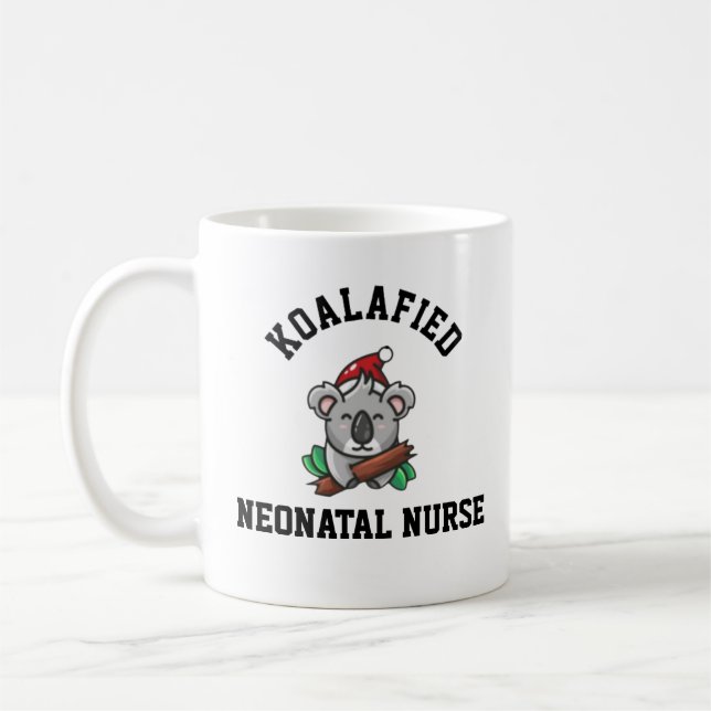 Taza De Café Enfermera Neonatal Koalificada  (Izquierda)