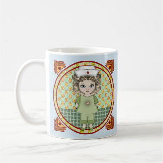 Taza De Café enfermera niña pequeña