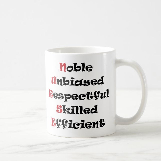 Taza De Café Enfermera noble (Derecha)