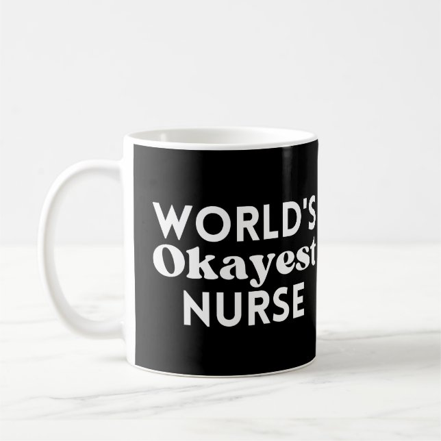 Taza De Café Enfermera Okaymás del mundo (Izquierda)