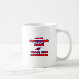 Taza De Café Enfermera ortopédica.. ¿Cuál es tu superpoder?