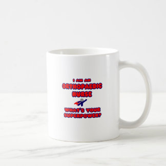 Taza De Café Enfermera ortopédica.. ¿Cuál es tu superpoder?