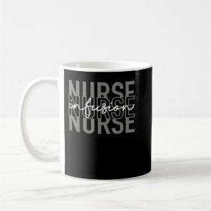 Taza De Café Enfermera para perfusión Terapia intravenosa oncol