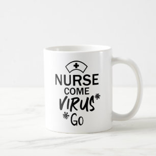 Taza De Café Enfermera, pase virus