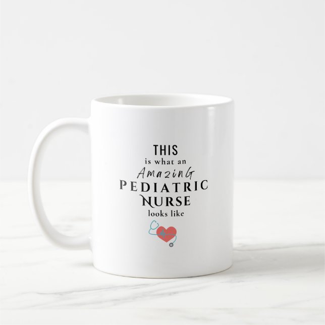 Taza De Café Enfermera Pediátrica (Izquierda)
