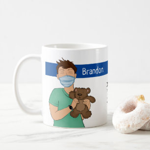 Taza De Café Enfermera pediátrica personalizada