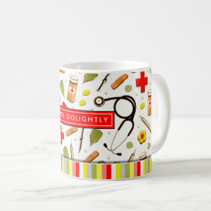 Taza De Café Enfermera personalizada