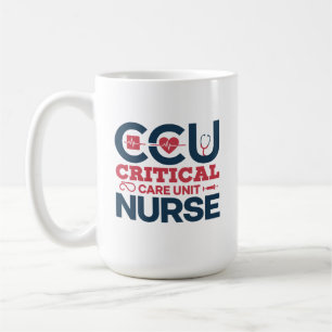 Taza De Café Enfermera personalizada de la CCU