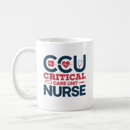 Taza De Café Enfermera personalizada de la CCU
