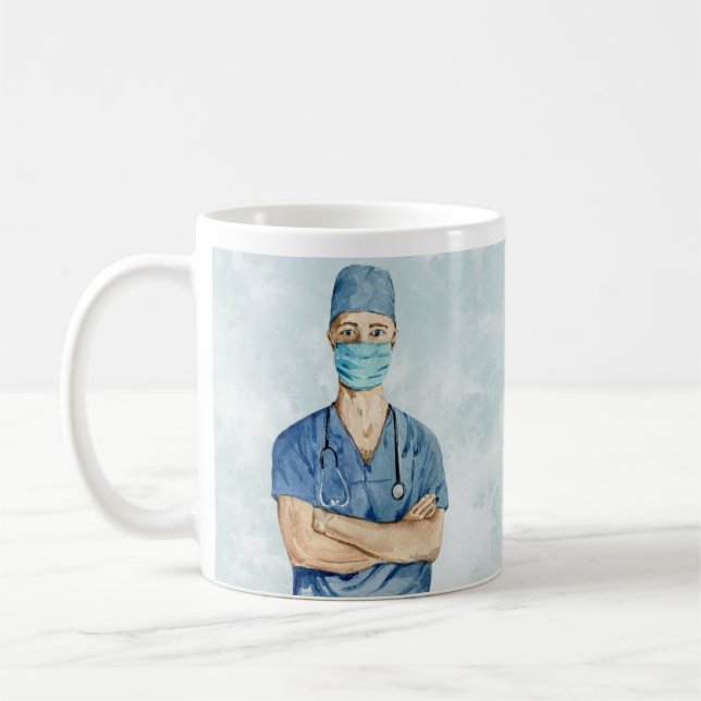 Taza De Café Enfermera personalizada para café Mug (Izquierda)