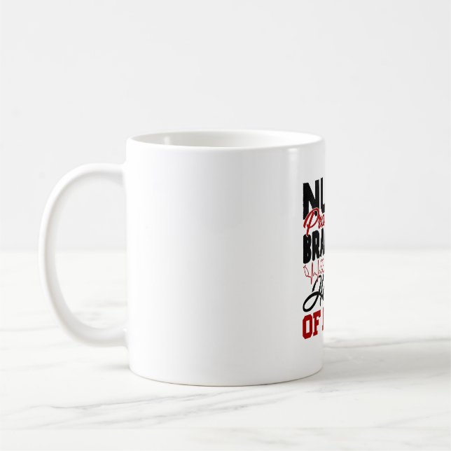 Taza De Café Enfermera practicante Camisa del Corazón (Izquierda)