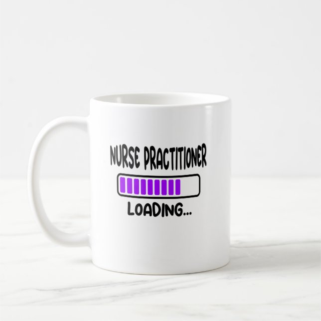Taza De Café Enfermera practicante Student NP School Gift (Izquierda)