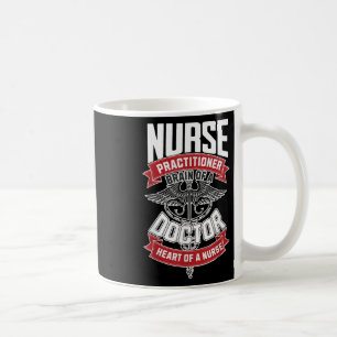 Taza De Café Enfermera Profesional - Cerebro De Un Médico, Cora