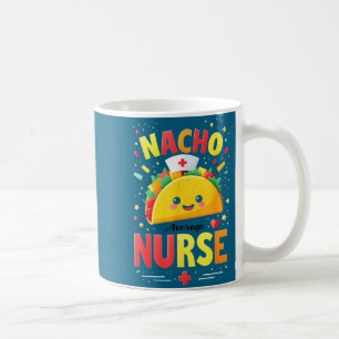 Taza De Café Enfermera promedio divertida mexicana de cinco de 