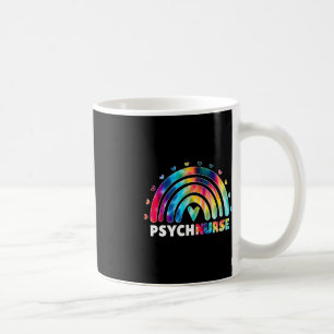 Taza De Café Enfermera Psiquiátrica Enfermería de tinte Psiquiá