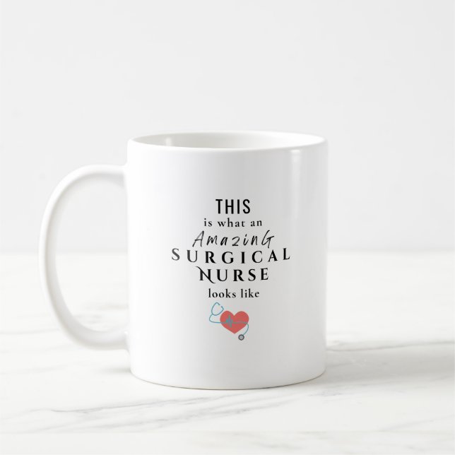 Taza De Café Enfermera Quirúrgica (Izquierda)