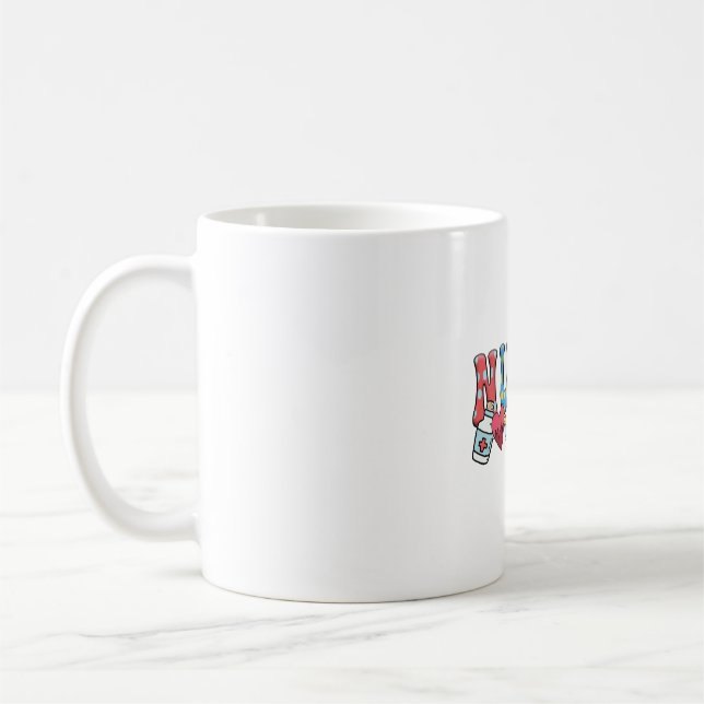 Taza De Café Enfermera - Regalo de enfermería escolar - Enferme (Izquierda)