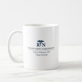 Taza De Café Enfermera Registrada Nombre Personalizado Desde Añ