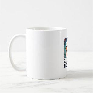 Taza De Café Enfermera Registrada RN Diseño Vectorial Vintage A