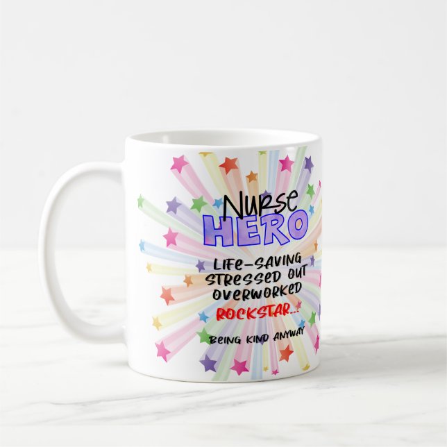 Taza De Café Enfermera Rockstar Mug (Izquierda)