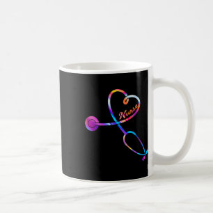 Taza De Café Enfermera Stethoscope latido Enfermería Ekg Estudi