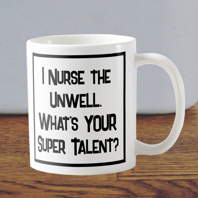 Taza De Café Enfermera Super Talento. Coffee Mug (Subido por el creador)