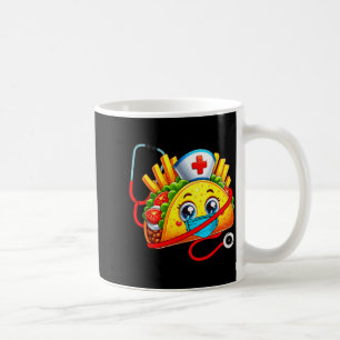 Taza De Café enfermera taco estetoscopio cinco de mayo enfermer
