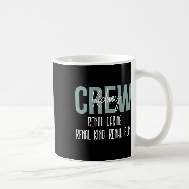 Taza De Café Enfermera técnica de diálisis Equipo renal Cuidado (Derecha)