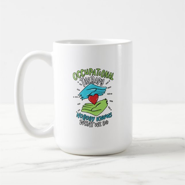 Taza De Café Enfermera terapeuta ocupacional (Izquierda)