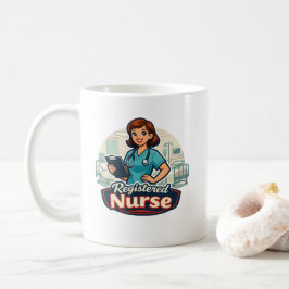 Taza De Café Enfermera titulada