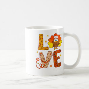 Taza De Café Enfermera Turquía Día de Acción de Gracias Día de