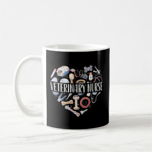 Taza De Café Enfermera veterinaria Enfermera veterinaria