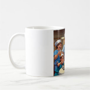 Taza De Café Enfermeras generan esperanza, Médicos cuidan de pe