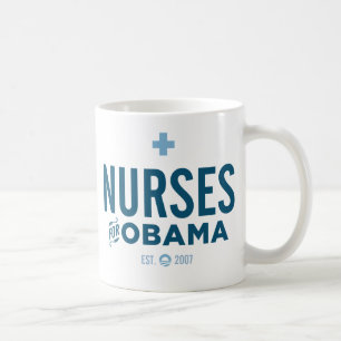 Taza De Café Enfermeras para Obama