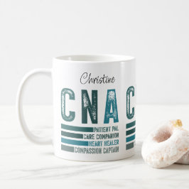 Taza De Café Enfermería de CNA retro personalizado
