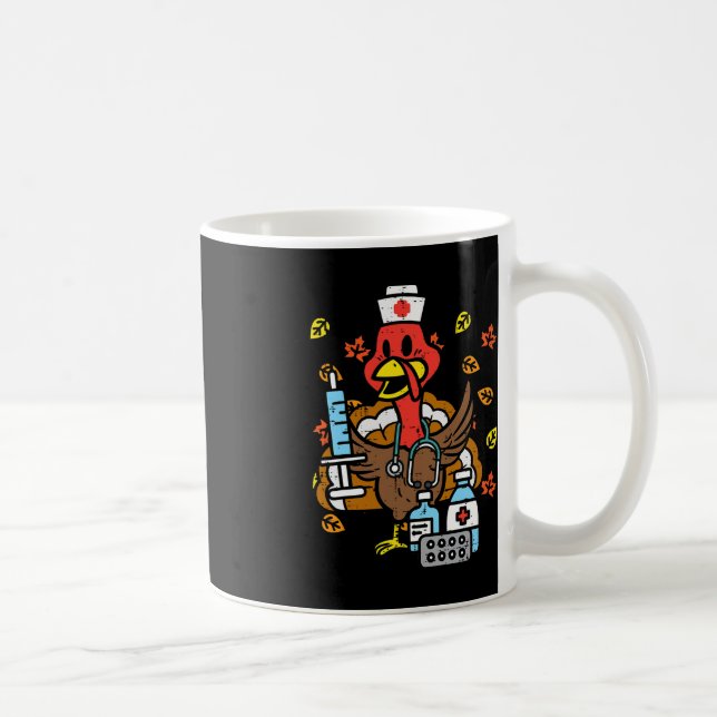 Taza De Café Enfermería de desplome del fallecimiento de la enf (Derecha)