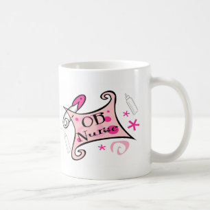 Taza De Café Enfermería de la enfermera de OB (obstetricia)