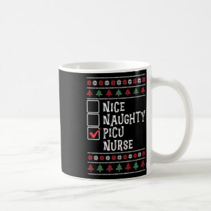 Taza De Café Enfermería de Navidad Trabajadora de la Salud Picu