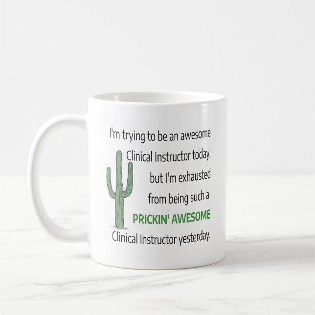 Taza De Café Enfermería del instructor clínico (Izquierda)