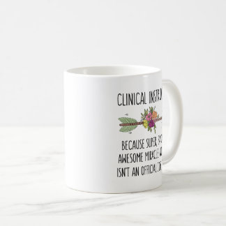 Taza De Café Enfermería del instructor clínico Idea de regalo d