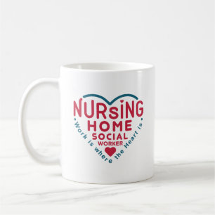Taza De Café Enfermería Hogar Apreciación de los Trabajadores S