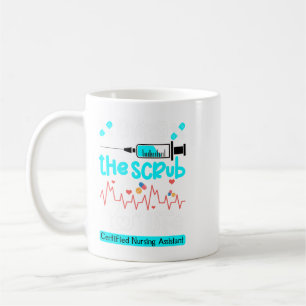 Taza De Café Enfermería viviendo la Enfermería certificada por