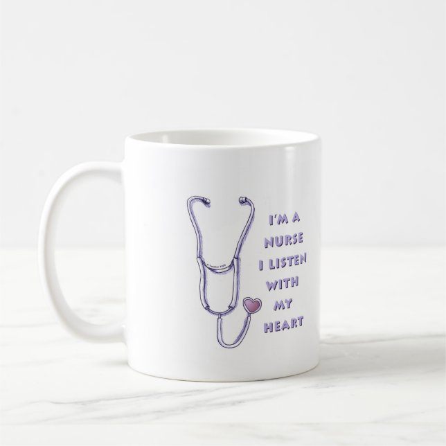 Taza De Café Enfermero cardíaco (Izquierda)