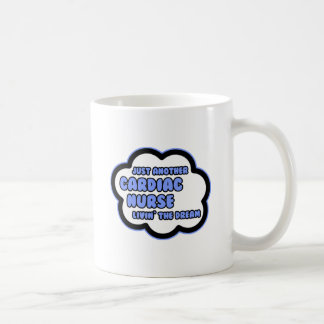 Taza De Café Enfermero cardíaco.. Viviendo el sueño