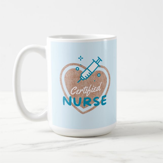 Taza De Café Enfermero certificado (Izquierda)