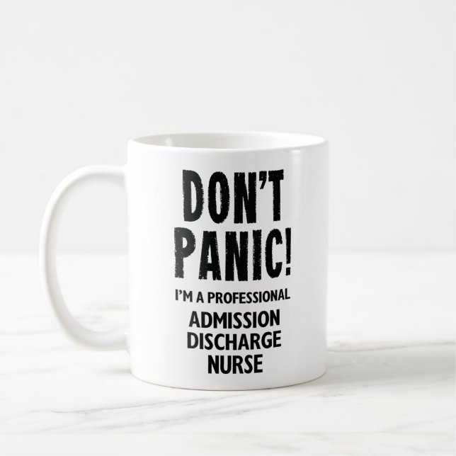 Taza De Café Enfermero de alta de admisión (Izquierda)