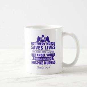 Taza De Café Enfermero de hospicio personalizado