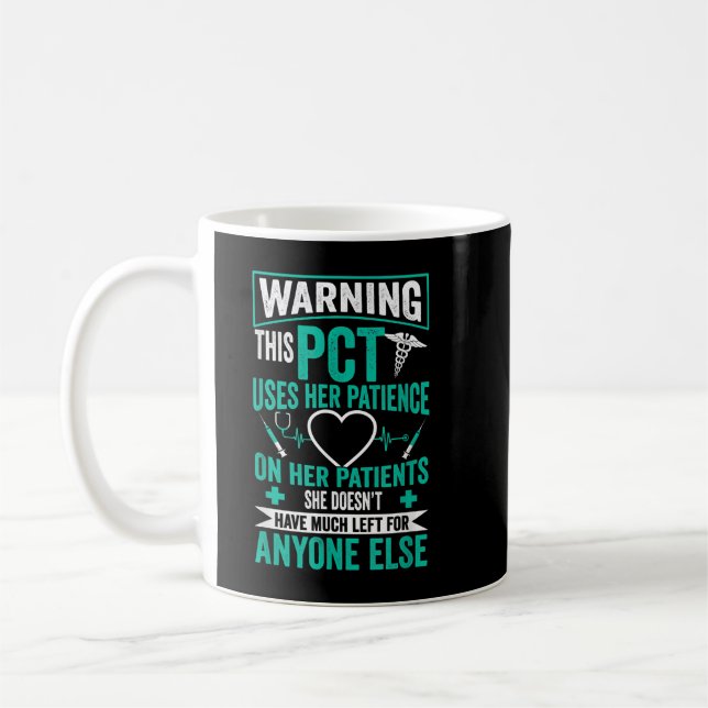Taza De Café Enfermero de PCT - Técnico de Atención al Paciente (Izquierda)